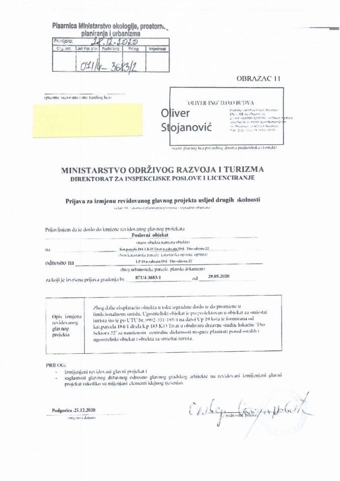 071-4-3683-2 OLIVER-ING DOO BUDVA