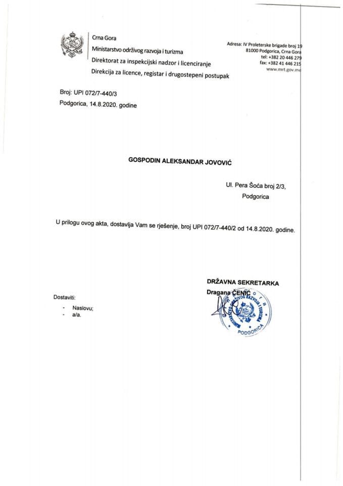 UPI-072-7-440-3 ALEKSANDAR JOVOVIĆ