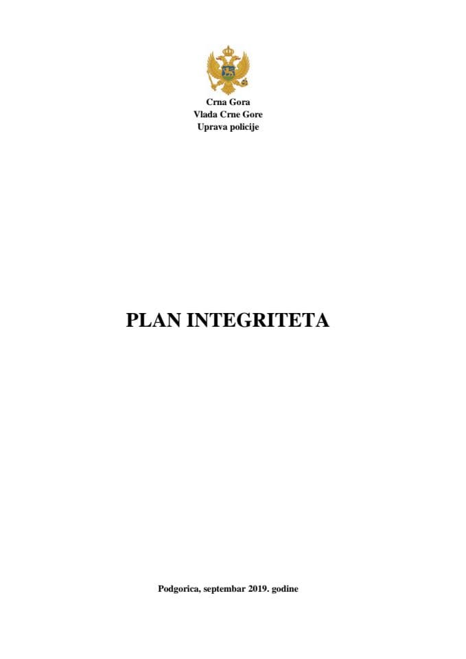 Plan integriteta
