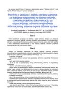 Правилник о садржају и изгледу обрасца захтјева за добијање сагласности на идејно рјешење, односно пројектну документацију за успостављање, односно унапређење информационог система органа државне управе