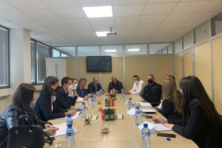 Delegacija ministarstva ekonomskog razvoja na sastanku u željezari „Toščelik“