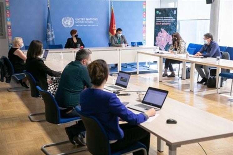 Održan prvi sastanak projektnog odbora za projekat: „Jačanje kapaciteta Crne Gore u oblasti integrisanja rizika od klimatskih promjena u proces planiranja“ - NAP