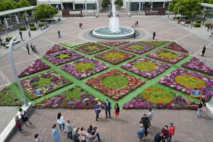 Prvi cvjetni tepih u Crnoj Gori u čast Dana Evrope