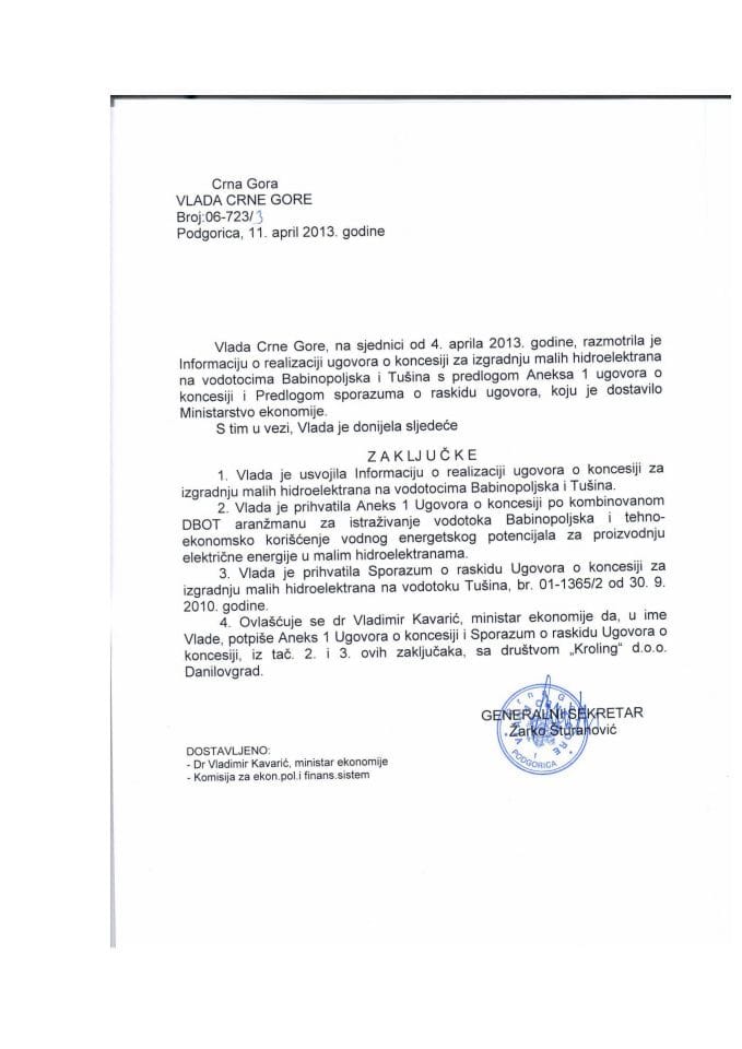 Zaključci babinopoljska