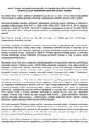 Nacrt Plana davanja koncesija za detaljna geološka istraživanja i eksploataciju mineralnih sirovina za 2021. godinu