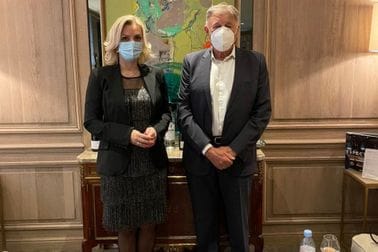 Dr Borovinić Bojović i princ Nikola Petrović Njegoš