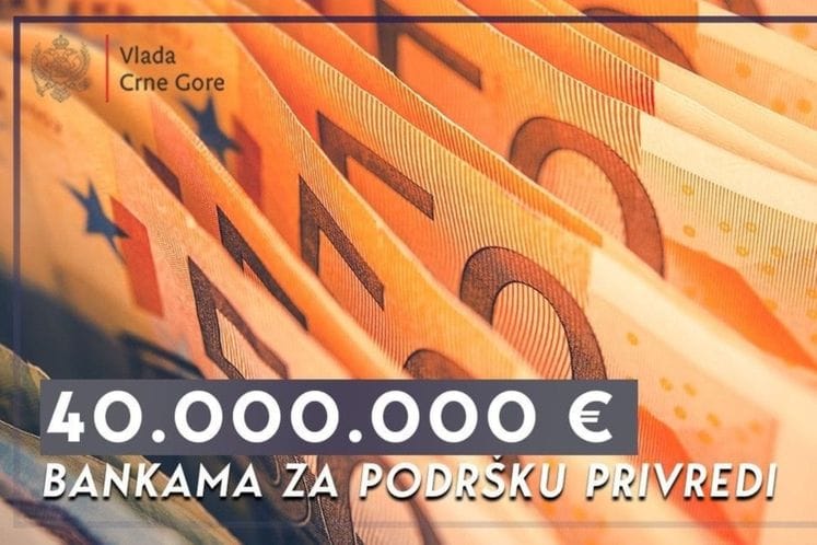 40mil eura bankama za podršku privredi