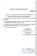 Zahtjev,rješenje i informacija M.Ć
