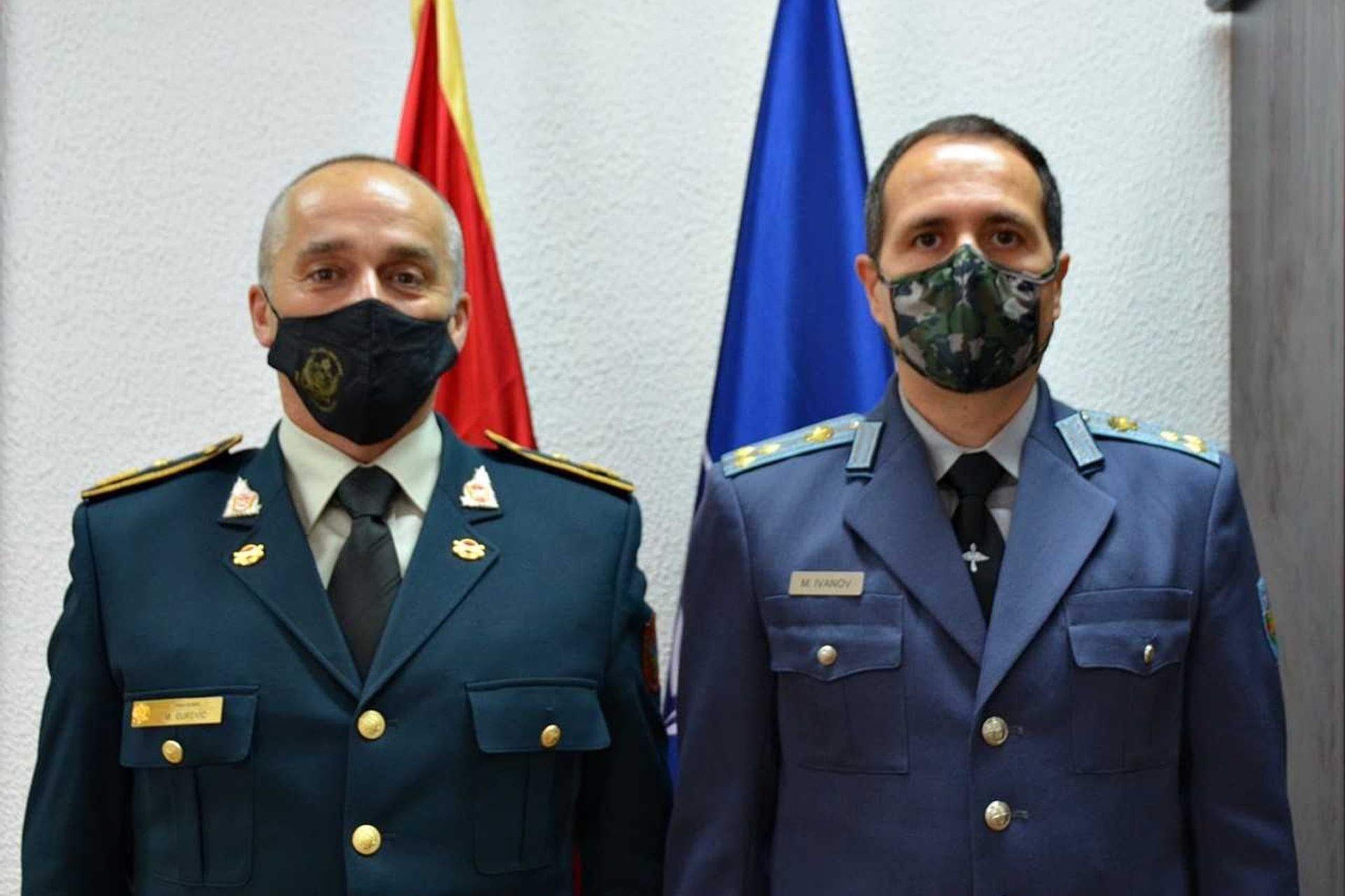 Pešić sa izaslanikom odbrane Republike Bugarske za Crnu Goru, pukovnikom Ivanovim