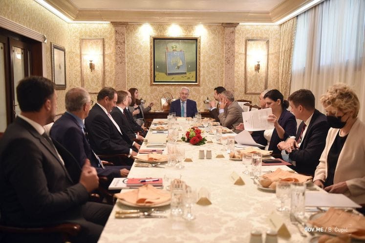 Zdravko Krivokapić - predstavnici međunarodnih finansijskih i multilateralnih organizacija u CG