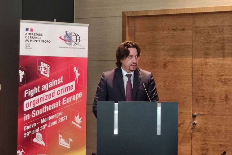 Ministar Sekulović-Regionalni seminar o borbi protiv organizovanog kriminala