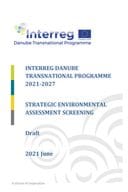 Screening Report of the INTERREG Danube Transnational Programme 2021-2027