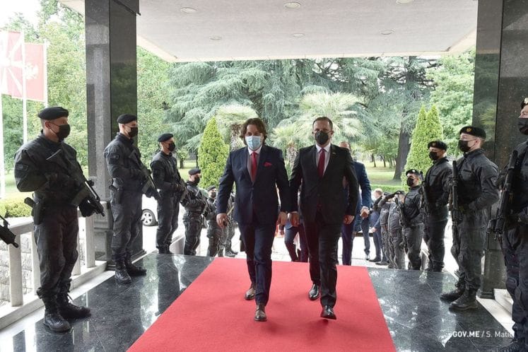 Oliver Spasovski u posjeti Crnoj Gori