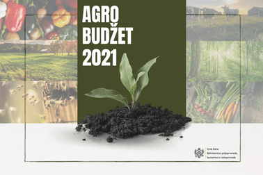VLADA CRNE GORE USVOJILA AGROBUDŽET ZA 2021 GODINU