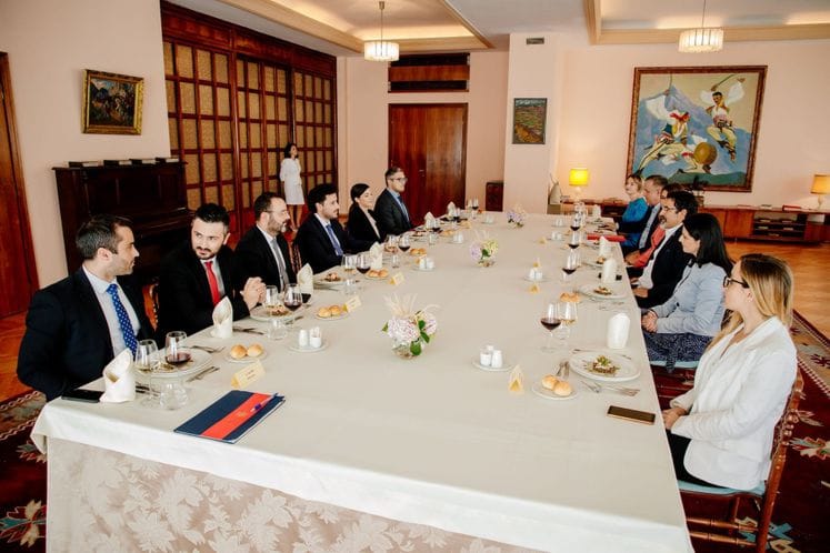 Vlada Crne Gore / Government of Montenegro
Dritan Abazović - ministri unutrašnjih poslova i pravde Albanije, Bledi Čuči i Etilda Đonaj