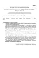 OBRAZAC ZA PREDLAGANJE PREDSTAVNIKA NEVLADINE ORGANIZACIJE U RADNOM TIJELU