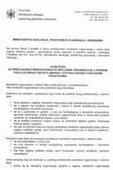 Javni poziv za predlagaje predstavnika/ce nevladine organizacije u radnom tijelu za izradu nacrta izmjena i dopuna zakona o biocidnim proizvodima