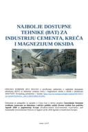 Najbolje dostupne tehnike (BAT) za industriju cementa, kreča i magnezijum oksida