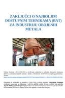 Закључци о најбољим доступним техникама (БАТ) за индустрију обојених метала