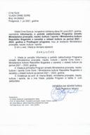 Informacija o potrebi zaključivanja Programa između Ministarstva prosvjete, nauke, kulture i sporta i Ministarstva kulture Republike Bugarske o saradnji u oblasti kulture za period 2021–2023. - zaključci