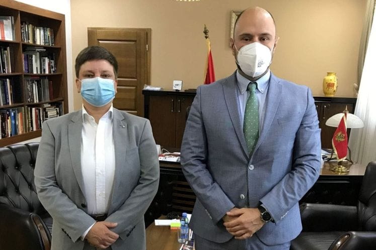 Ministar Radulović i ambasadorka Letonije