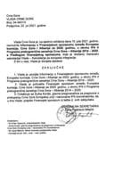 Informacija o Finansijskom sporazumu između Evropske komisije, Crne Gore i Albanije za 2020. godinu, u okviru IPA II Programa prekogranične saradnje Crna Gora – Albanija 2014-2020 s Predlogom sporazuma - zaključci