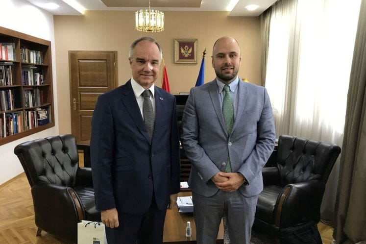 Ministar Radulović i ambasador Lundin