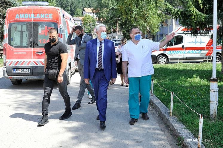 Premijer Krivokapić posjetio Opštu bolnicu u Pljevljima