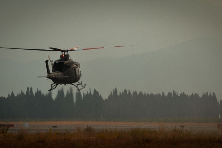 Хеликоптер ВЦГ упућен у Републику С.Македонију како би помогао у гашењу пожара