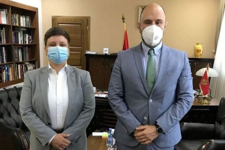 Radulović sa Ambasadorkom Letonije