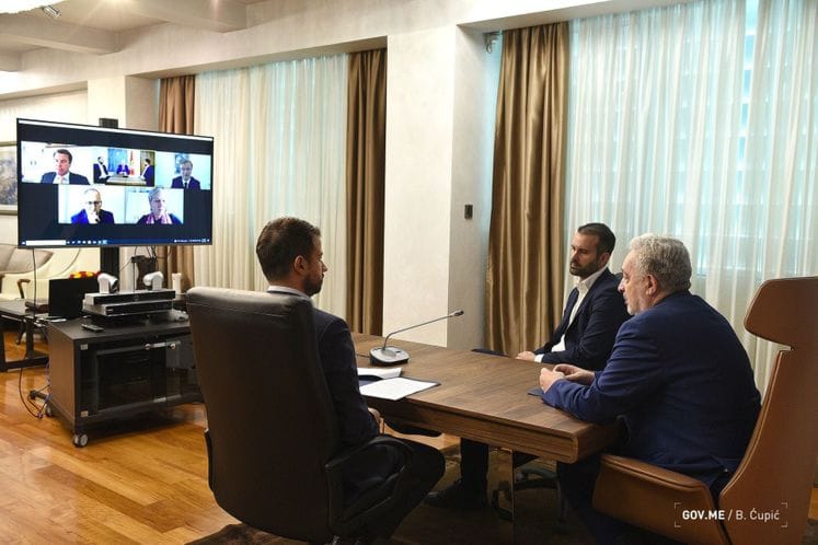 Premijer Krivokapić razgovarao sa predstavnicima EBRD-a