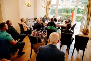 Dritan Abazović - predstavnici crnogorske dijaspore u Belgiji
