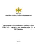 Nacionalna strategija rodne ravnopravnosti 2021-2025. godine sa Akcionim planom 2021-2022. godine