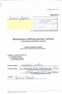 Prijava građenja objekta - 12-3481-1 PAVIĆEVIĆ MIROSLAV