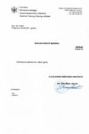 Rješenja glavnog državnog arhitekte - 09.09.2021. - Rješenje - Barjaktarović Marinko - Opština Berane