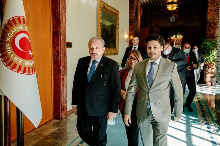 Абазовић са предсједником парламента Турске