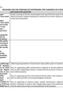 COVID-19 Measures and recommendations 25.09-08.10.2021