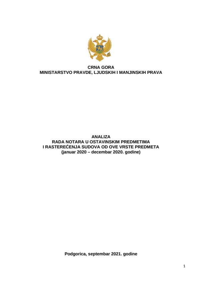 Analiza rada notara u ostavinskim predmetima 2021 (1)