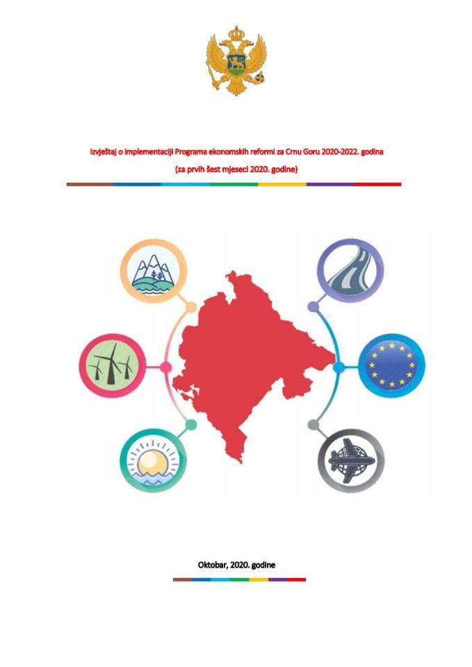 Izvještaj o implementaciji Programa ekonomskih reformi za Crnu Goru 2020-2022. (za prvih šest mjeseci 2020. godine)