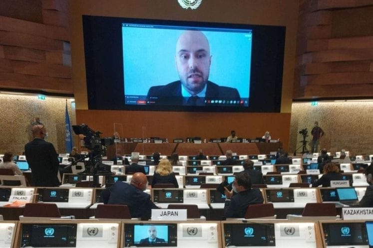Minister Radulović at the High Level Ministerial Meeting regarding humanitarian situation in Afghanistan