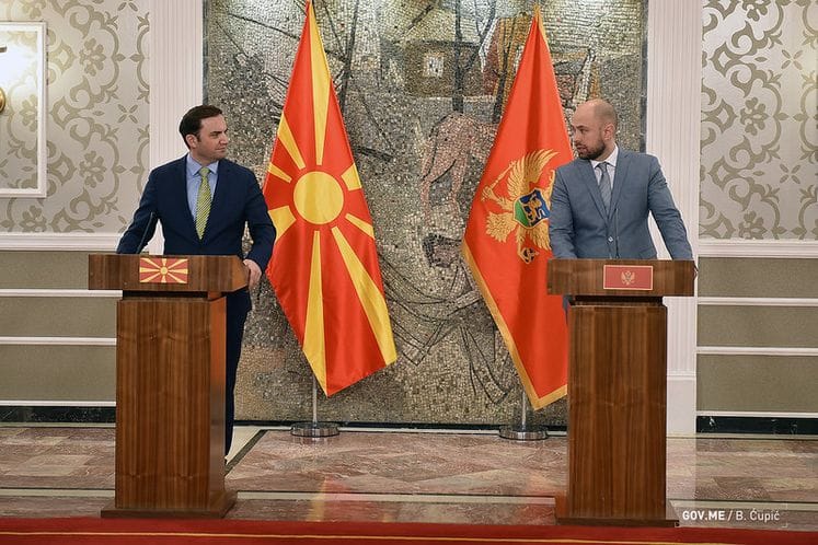 Ministri Radulović i Osmani: Crna Gora i Sjeverna Makedonija imaju odlične odnose, sa potencijalom za unapređenje ekonomske saradnje i infrastrukturne povezanosti