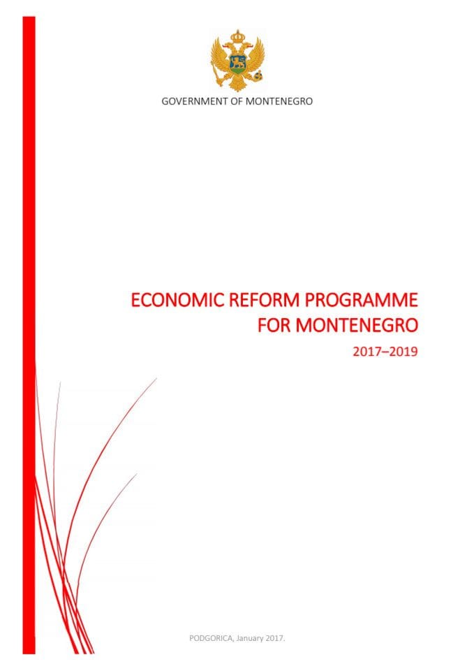 Montenegro Economic Reform Programme 2017-2019
