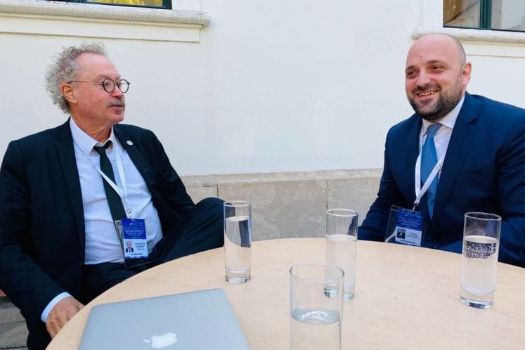 Sastanak državnog sekretara Ministarstva pravde, ljudskih i manjinskih prava Bojana Božovića sa državnim sekretarom Ministarstva pravde i zaštite potrošača SR Njemačke Kristijanom Kastropom