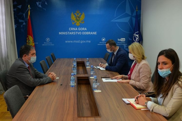 Sastanak ministarke odbrane, dr Olivere Injac, sa ambasadorom Izraela u Crnoj Gori, Nj.E. Jahelom Vilanom