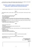 Pravilnik o dozvoli za promet prekursora