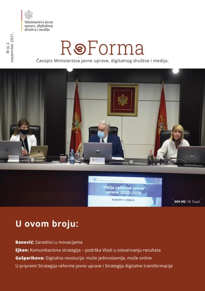 ReForma - 21 Časopis Ministarstva javne uprave, digitalnog društva i medija