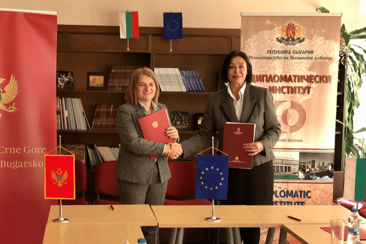 Potpisivanje sporazuma između diplomatskih akademija Crne Gore i Bugarske