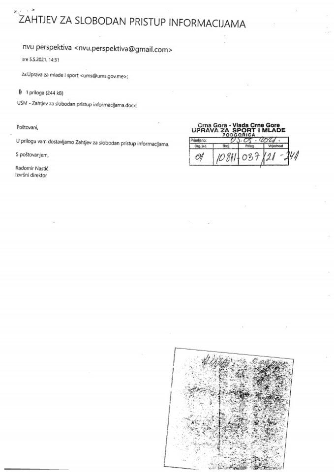 SPI Saglasnost o sufinansiranju klubova I kategorije sportova  Ministarstvo sporta