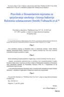 Pravilnik Ralstonia solanacearum (Smith) Yabuuchi et al. 31 2014