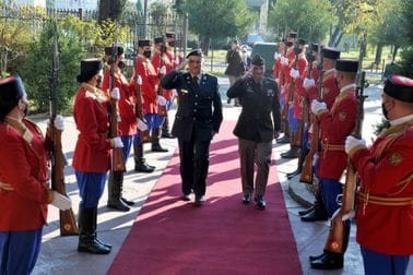 Posjeta komandanta Američkih kopnenih snaga u Evropi i Africi: General Kavoli sa Injac i generalom Đurovićem